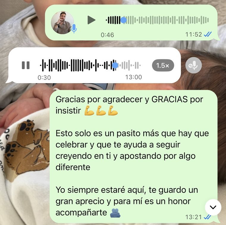 Conversación con Juan Casanova acompañando a un alumno